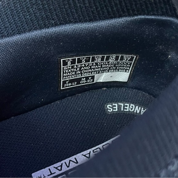 SKECHERS Go Walk Joy Abbie Size 8 Navy Blue Knit Upper Comfort Walking Shoe - Picture 8 of 11